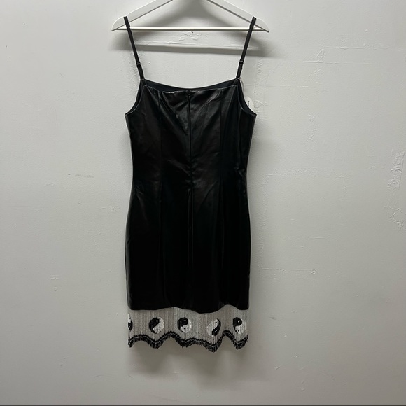 STAUD Joan Ying yang beaded dress NWT size 8 - Picture 5 of 11